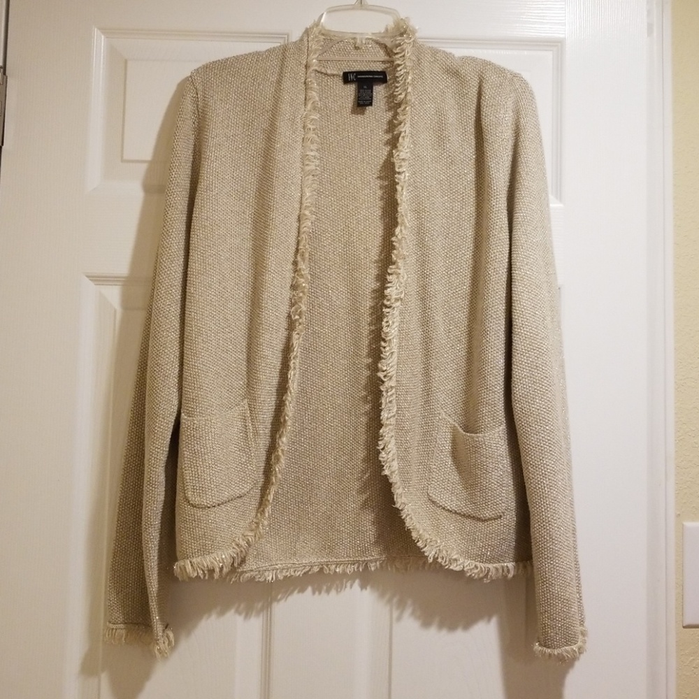 I.N.C. beautiful cardigan sweater w some shimme